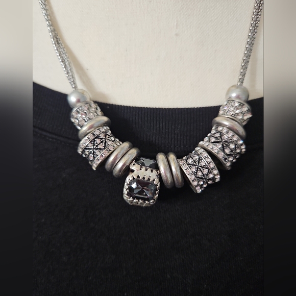 BLK DNM Womens Fringe Sweatshirt - Picture 2 of 12